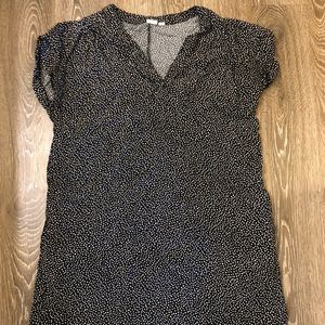 Black and white tee shirt dress